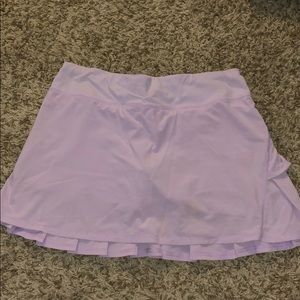 Light Purple Ruffled Back Lululemon Skirt